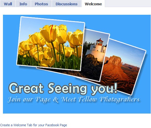 welcome facebook. 5 Facebook Applications to Create Welcome Tab (Custom & Sub-tabs)